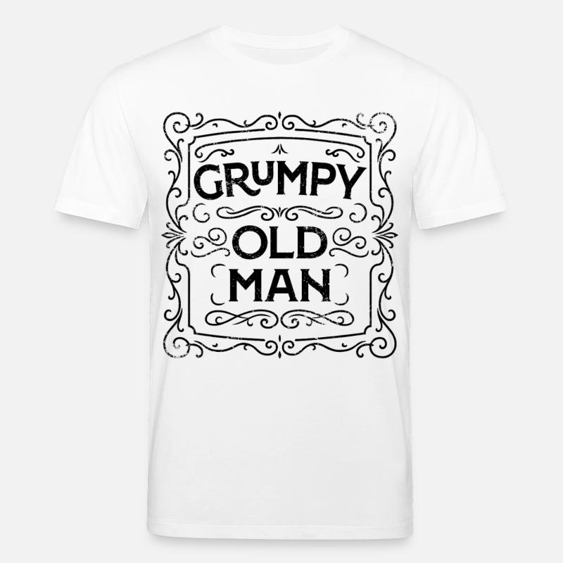 GRUMPY OLD MAN - T-shirt bio CREATOR Stanley/Stella Unisexe - blanc