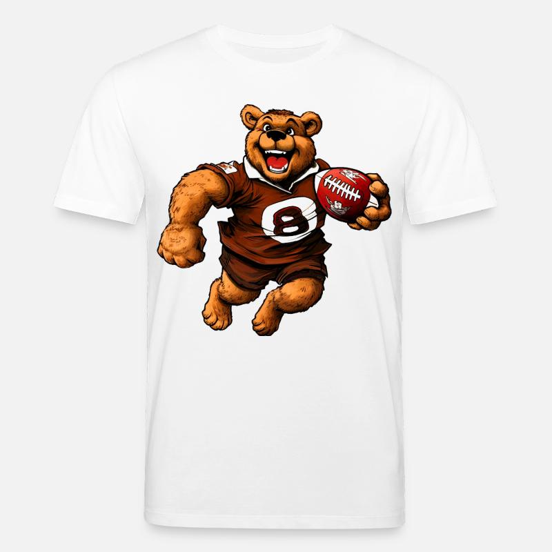 Bears Rugby - Stanley/Stella CREATOR Unisex Organic T-Shirt - white