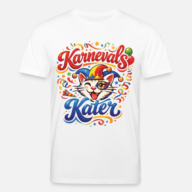 Costume de carnaval de chat - T-shirt bio CREATOR Stanley/Stella Unisexe - blanc