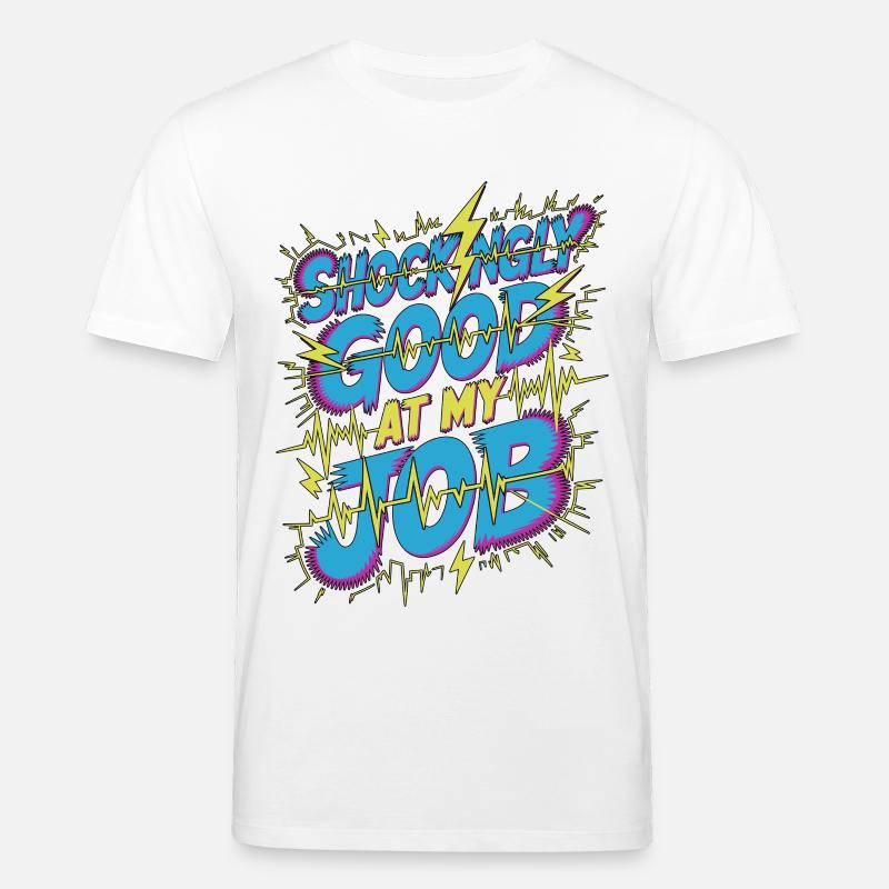 Cardiac Tech Shockingly Good Pacemaker Technician - Stanley/Stella CREATOR Unisex Organic T-Shirt - white