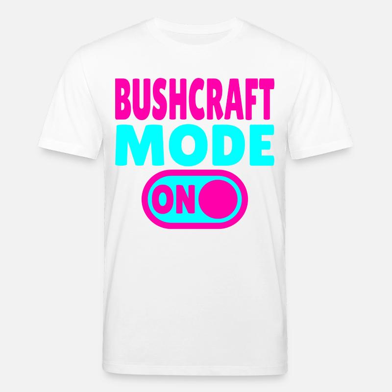 Bushcraft Mode ON – Waldleben einschalten - Stanley/Stella Unisex Bio-T-Shirt CREATOR  - Weiß