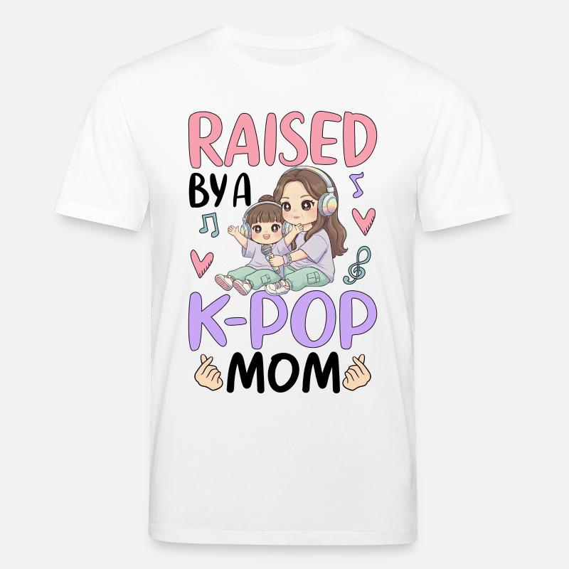 Raised By A K-Pop Mom - Stanley/Stella Unisex Bio-T-Shirt CREATOR  - Weiß