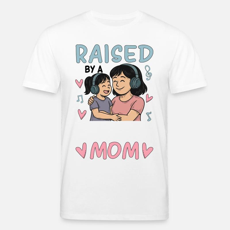 Raised By A K-Pop Mom - Stanley/Stella Unisex Bio-T-Shirt CREATOR  - Weiß
