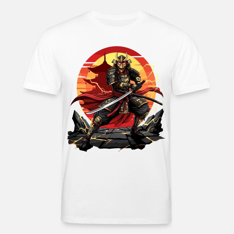 Otaku Samurai Krieger Japan Katana Design - Stanley/Stella Unisex Bio-T-Shirt CREATOR  - Weiß
