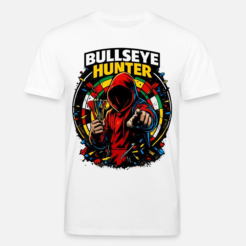 Chasseur de cible à fléchettes - T-shirt bio CREATOR Stanley/Stella Unisexe - blanc