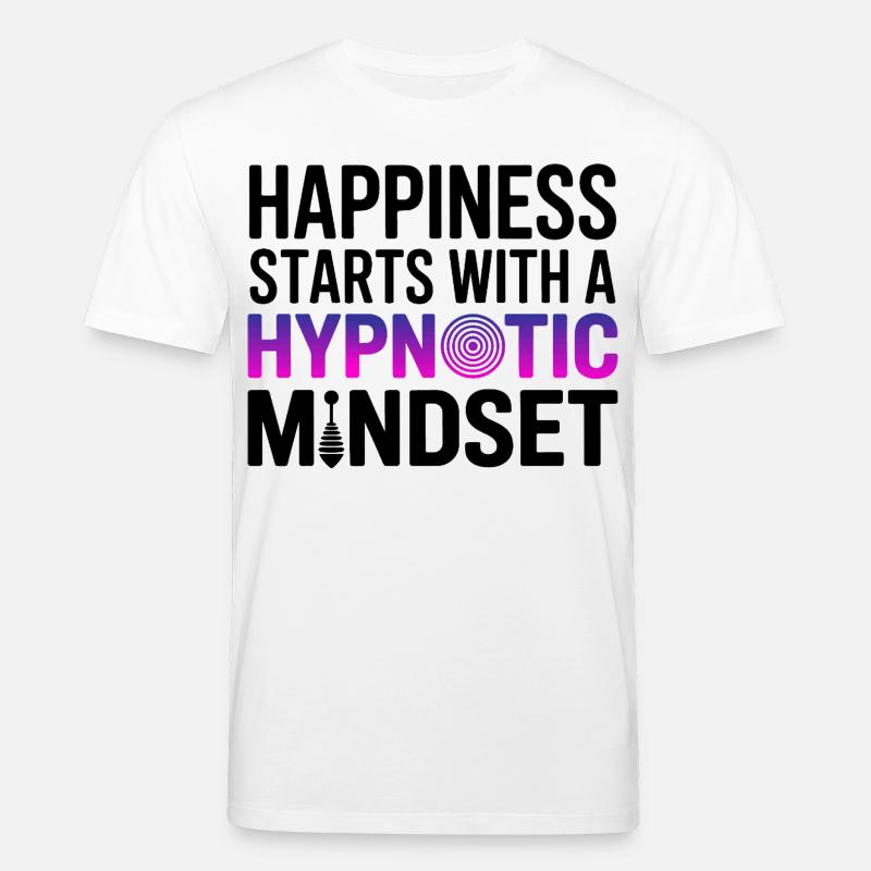 Hypnotiseur-Glücks-Hypnotis-Psycho-Mindset-Profi - Stanley/Stella Unisex Bio-T-Shirt CREATOR  - Weiß