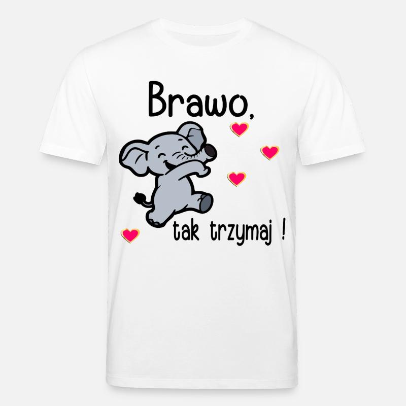 Bravo, continue comme ça - T-shirt bio CREATOR Stanley/Stella Unisexe - blanc