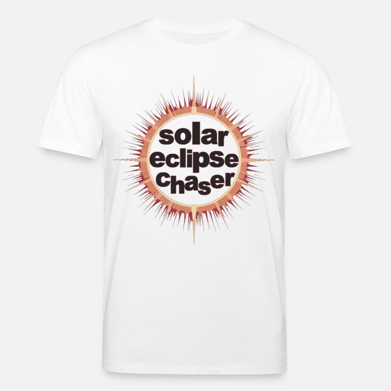 Solar eclipse chaser - Stanley/Stella Unisex Bio-T-Shirt CREATOR  - Weiß