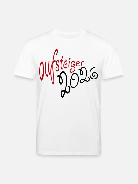 Aufsteiger 2026 Aufstieg - Stanley/Stella Unisex Bio-T-Shirt CREATOR - Weiß