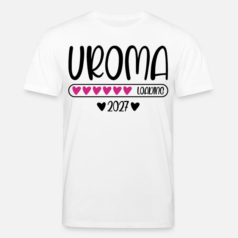 Uroma 2027 loading mit Herzchen Ladebalken - Stanley/Stella Unisex Bio-T-Shirt CREATOR  - Weiß