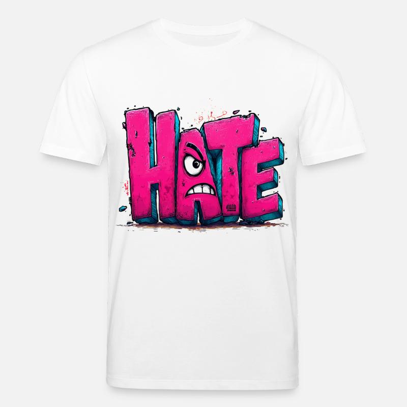 Hate Graffiti - Stanley/Stella Unisex Bio-T-Shirt CREATOR  - Weiß