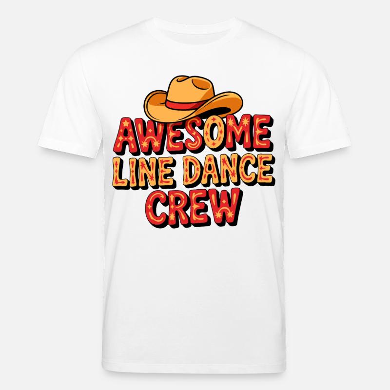 Awesome Line Dance Crew - Stanley/Stella Unisex Bio-T-Shirt CREATOR  - Weiß