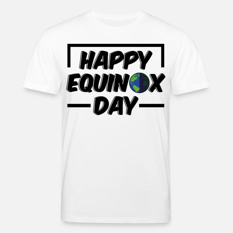Joyeux jour de l’équinoxe Bénédictions d’Ostara - T-shirt bio CREATOR Stanley/Stella Unisexe - blanc