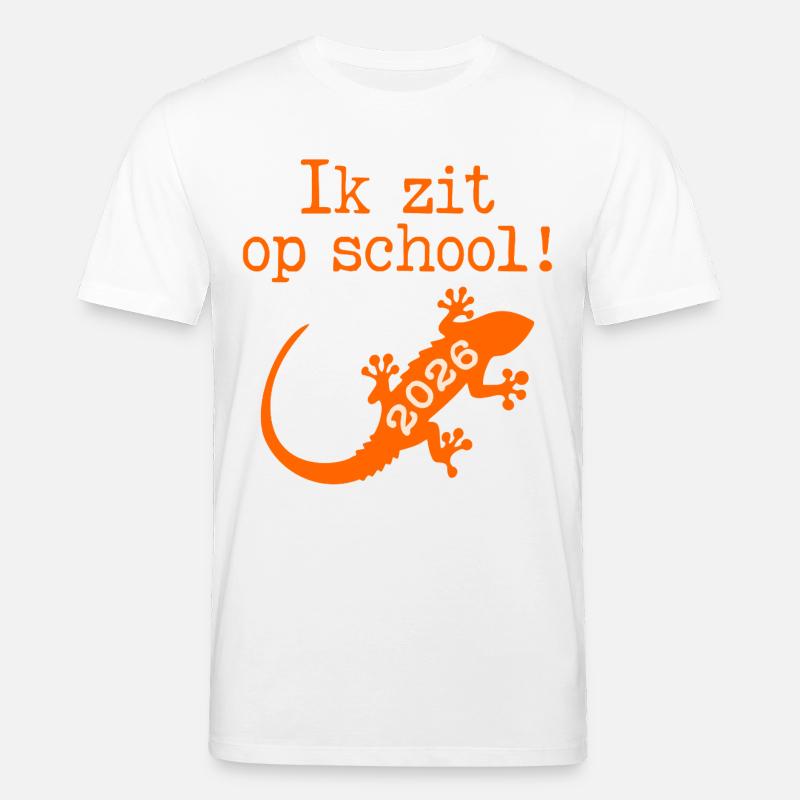 Ich bin in der Schule - Stanley/Stella Unisex Bio-T-Shirt CREATOR  - Weiß