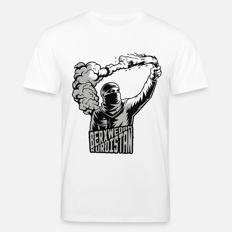 Berxwedan Kurdistan - Stanley/Stella Unisex Bio-T-Shirt CREATOR  - Weiß