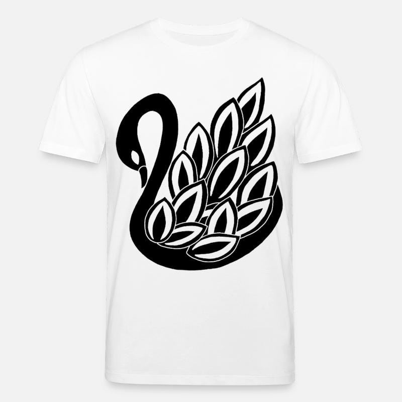 Il Cigno Nero - Maglietta ecologica unisex CREATOR di Stanley/Stella - bianco