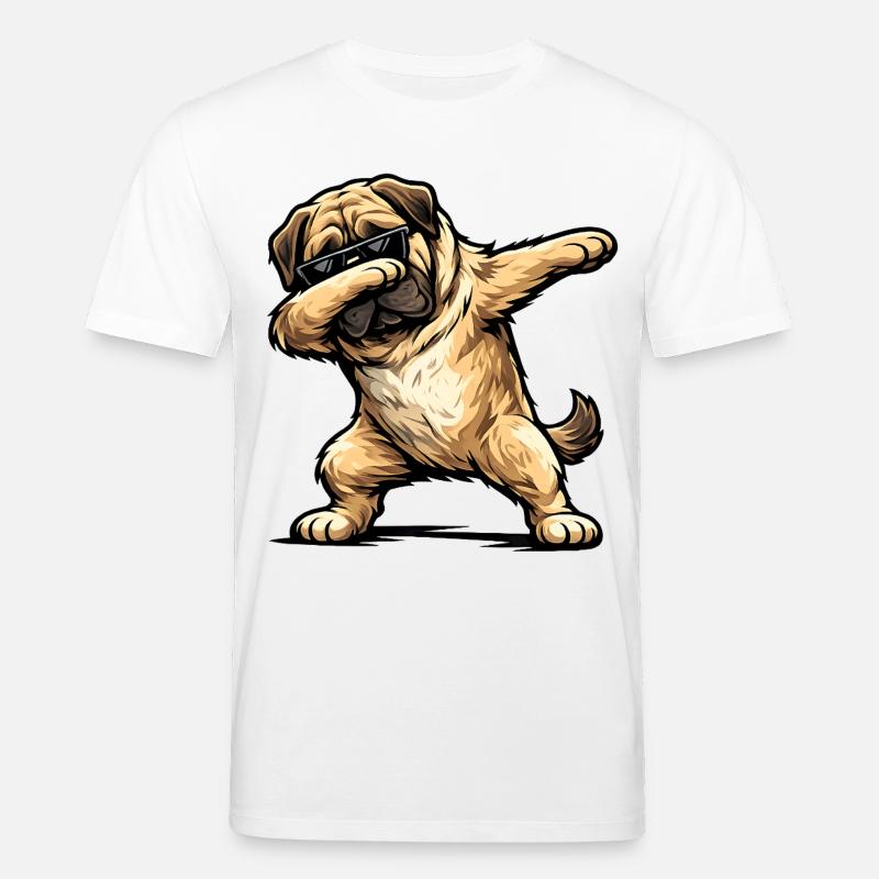 Dabbing Mastiff - Stanley/Stella Unisex Bio-T-Shirt CREATOR  - Weiß