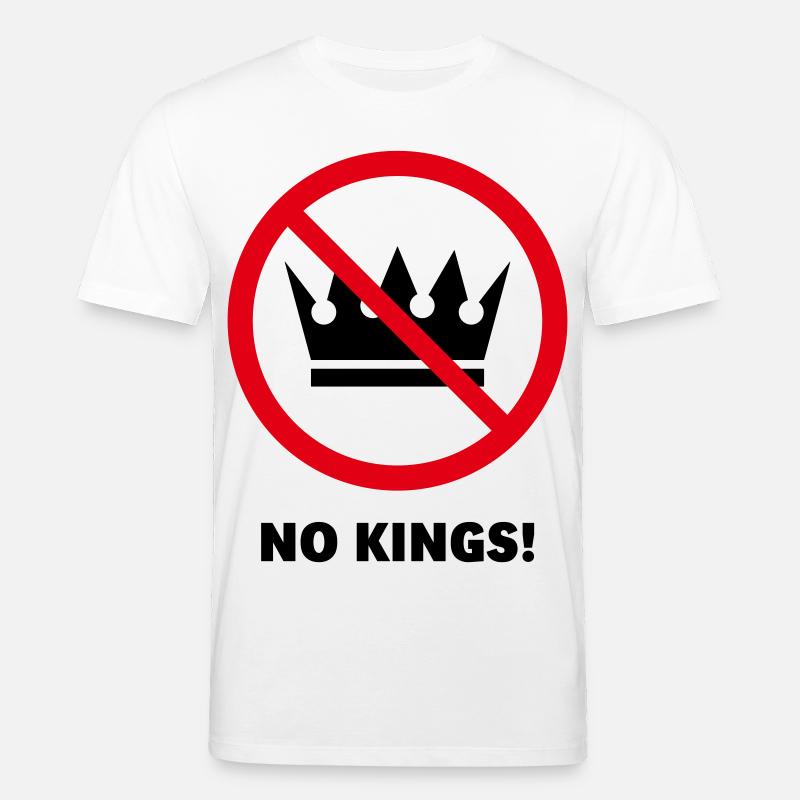 Keine Könige! (Protestdesign / POS 2C) - Stanley/Stella Unisex Bio-T-Shirt CREATOR  - Weiß