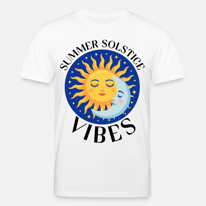 Litha Pagan Solstice d’été Midsommar - T-shirt bio CREATOR Stanley/Stella Unisexe - blanc