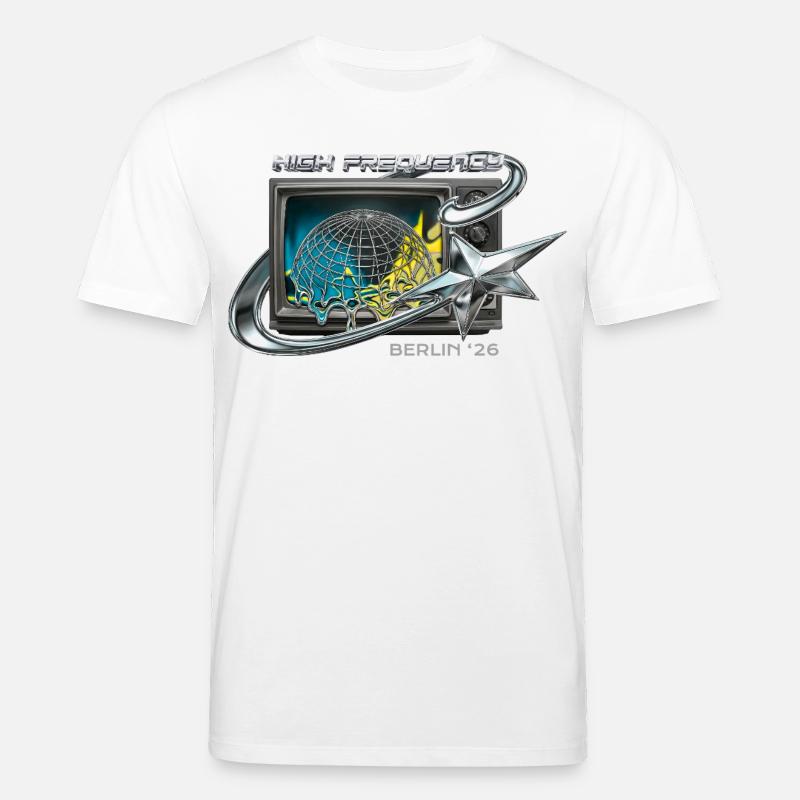 High Frequency Berlin 26 Retro Tech - Stanley/Stella Unisex Bio-T-Shirt CREATOR  - Weiß