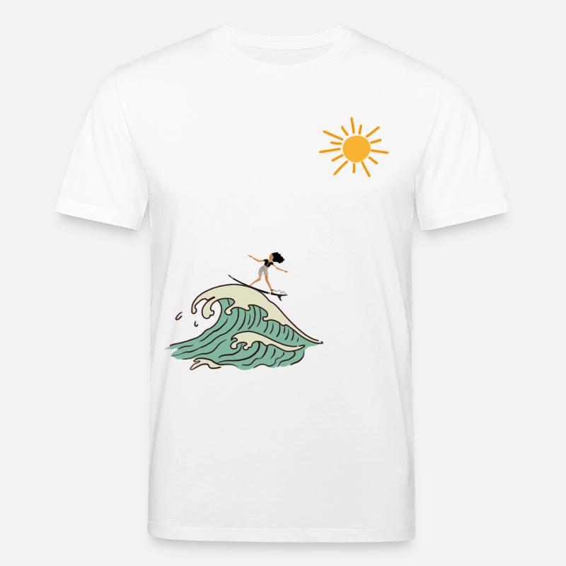 surfer - Stanley/Stella Unisex Bio-T-Shirt CREATOR  - Weiß