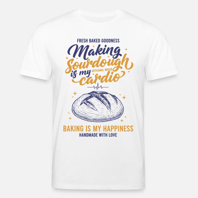 Sauerteigbrot Backen Sauerteig machen - Stanley/Stella Unisex Bio-T-Shirt CREATOR  - Weiß