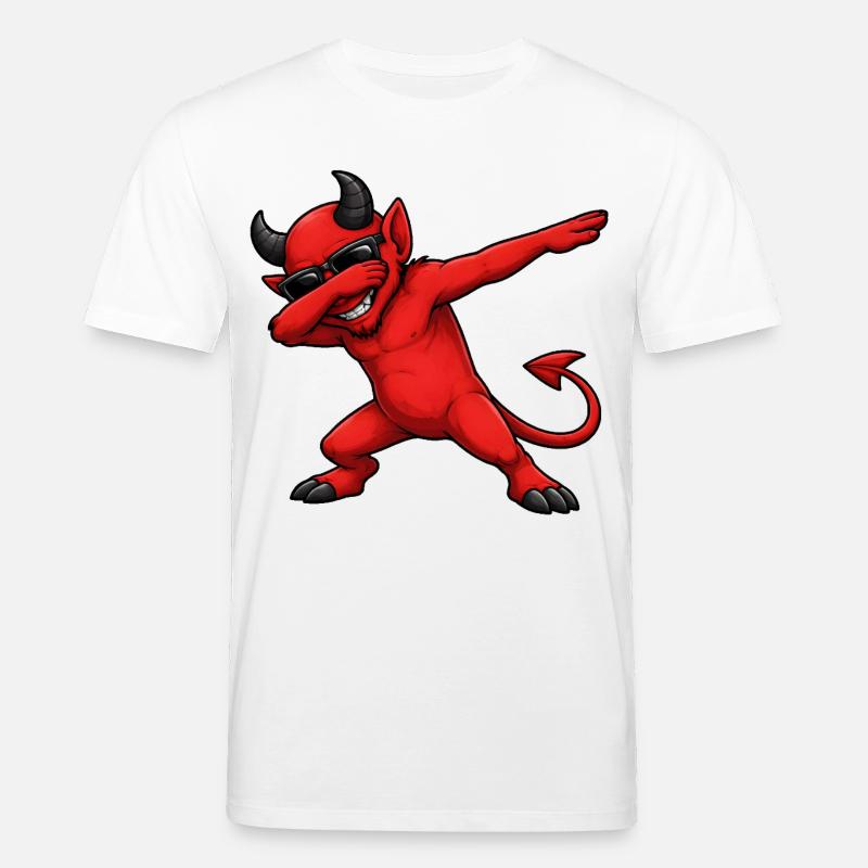 Diable Dab - T-shirt bio CREATOR Stanley/Stella Unisexe - blanc