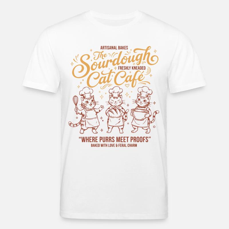 Sourdough Bread Baking Baker Sourdough Starter - Stanley/Stella CREATOR Unisex Organic T-Shirt - white