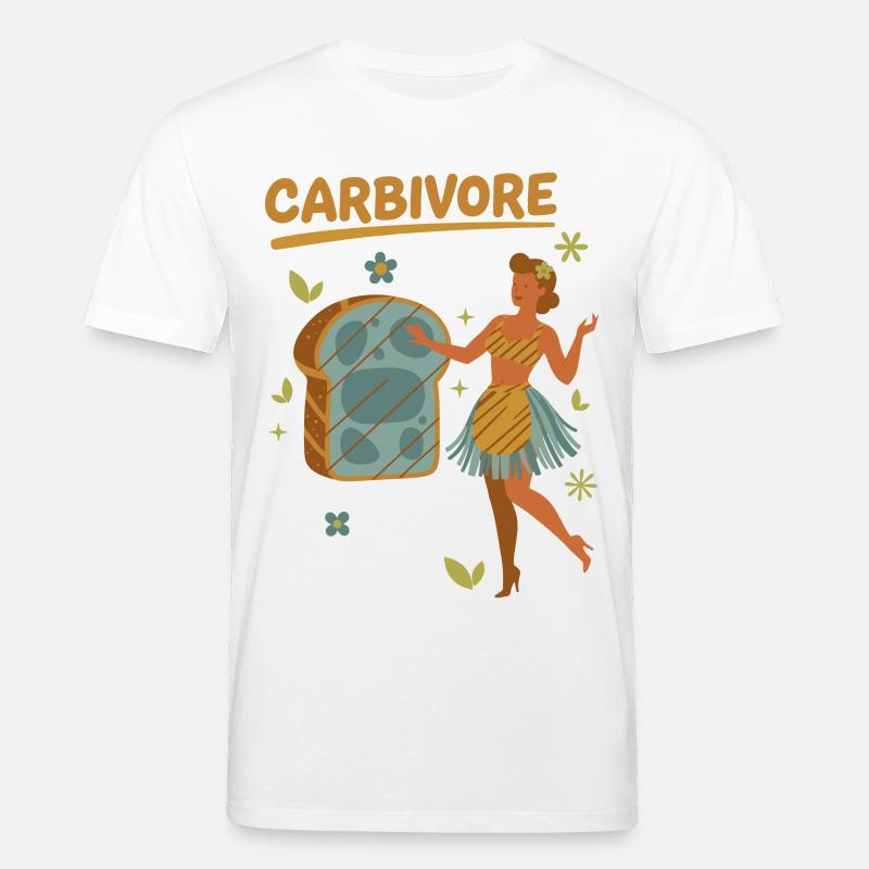 Sauerteig Brot Backbäcker KARBIVORE Sauerteig - Stanley/Stella Unisex Bio-T-Shirt CREATOR - Weiß