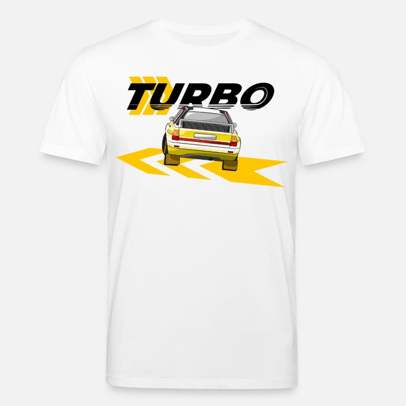Rallye Quattro A2 Drift - Stanley/Stella CREATOR Unisex Organic T-Shirt - white