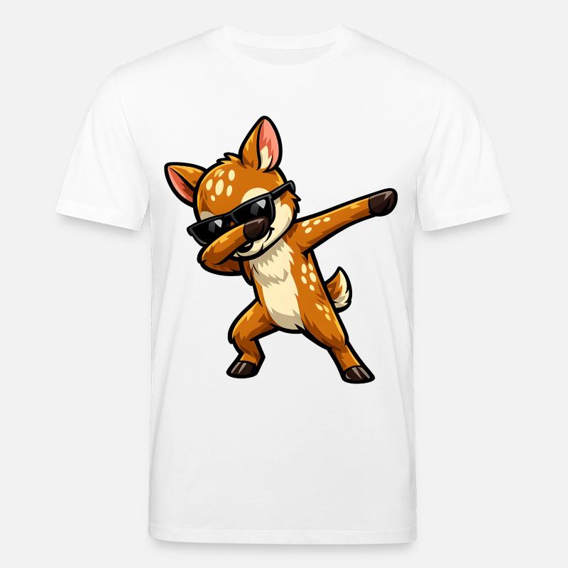 Dab du faon - T-shirt bio CREATOR Stanley/Stella Unisexe - blanc
