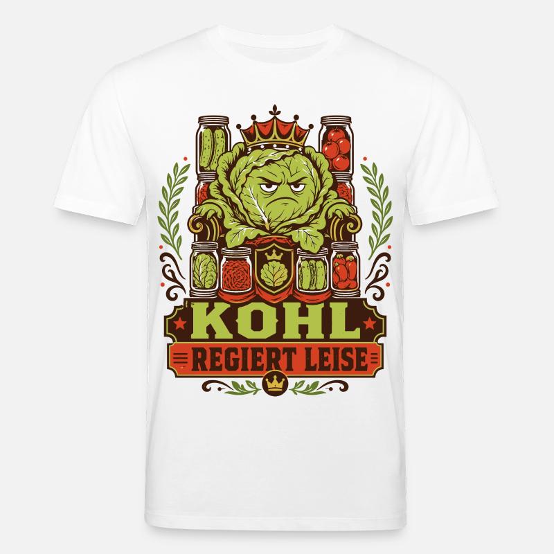 Kohl regiert leise - Stanley/Stella Unisex Bio-T-Shirt CREATOR - Weiß