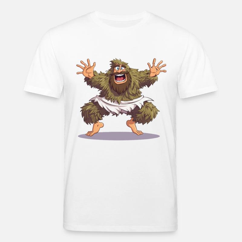 Joyeuse danse du Bigfoot - T-shirt bio CREATOR Stanley/Stella Unisexe - blanc