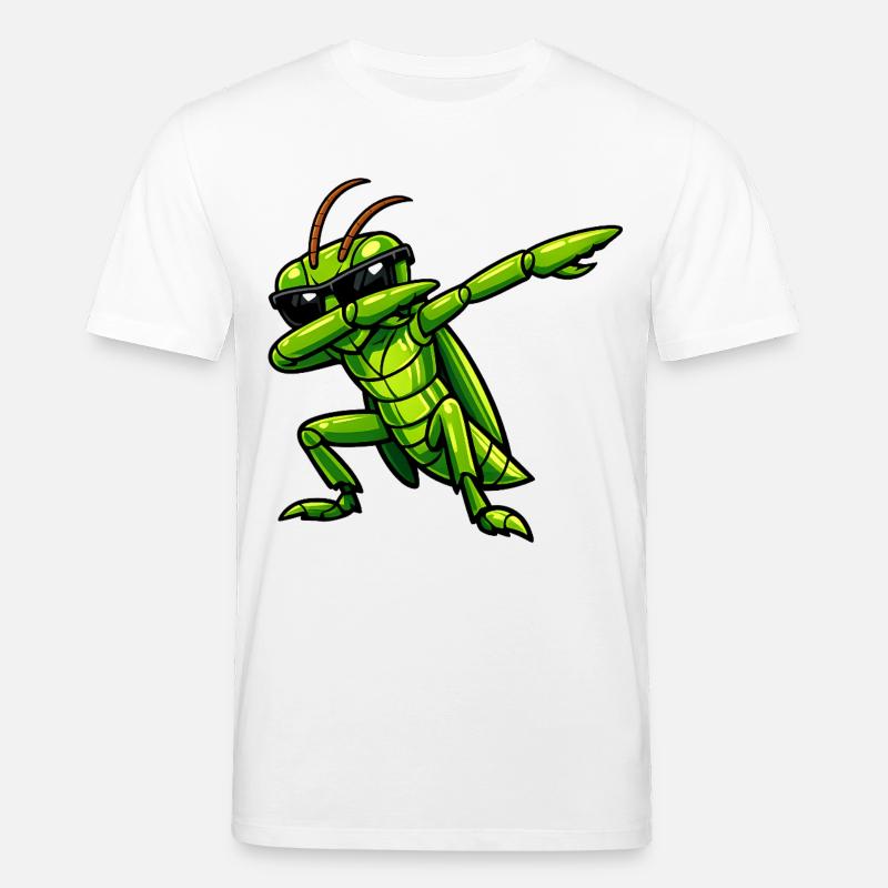 Dabbing Grashüpfer - Stanley/Stella Unisex Bio-T-Shirt CREATOR - Weiß