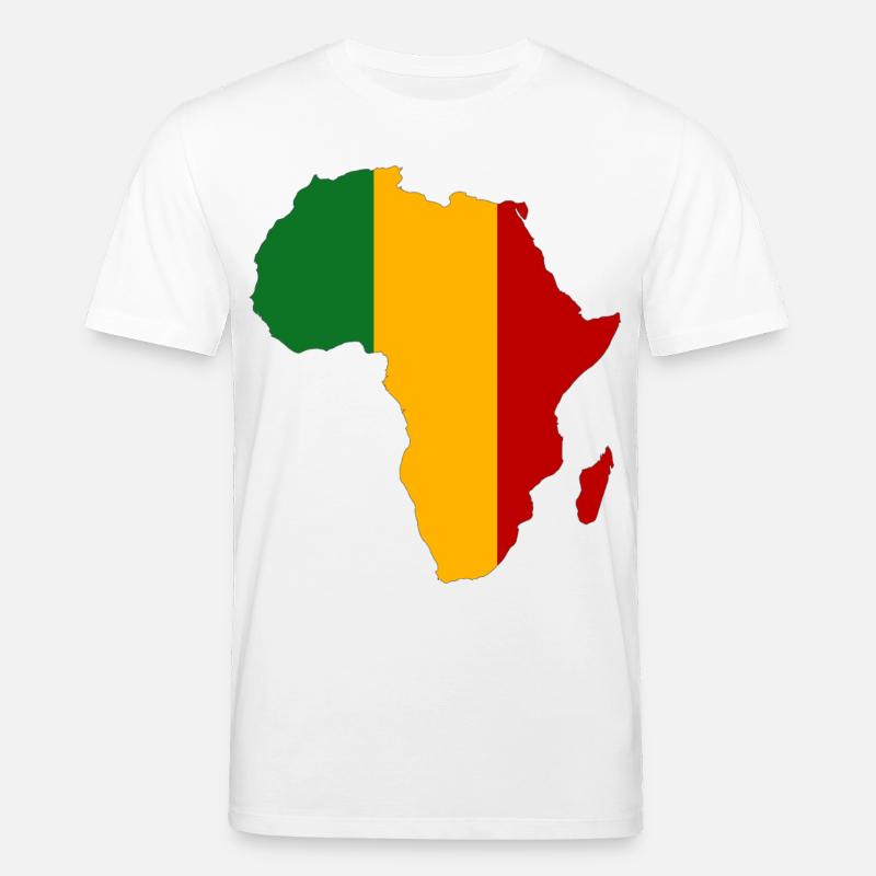 Mali Drapeau Afrique - T-shirt bio CREATOR Stanley/Stella Unisexe - blanc
