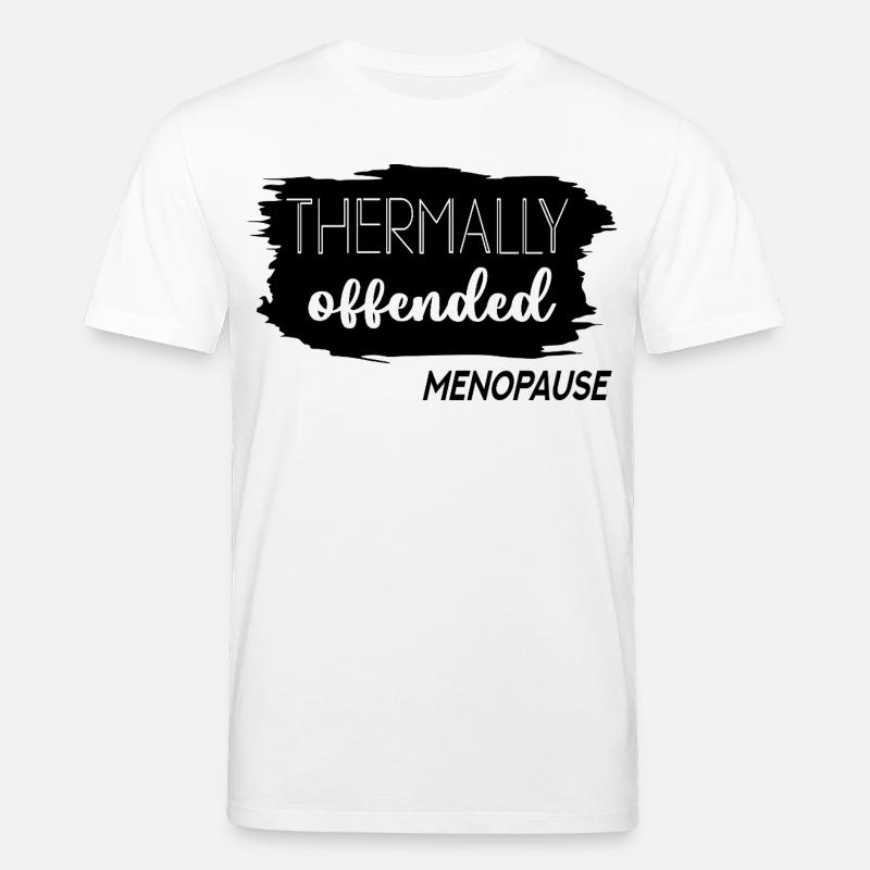 Bouffées de chaleur Ménopause - T-shirt bio CREATOR Stanley/Stella Unisexe - blanc