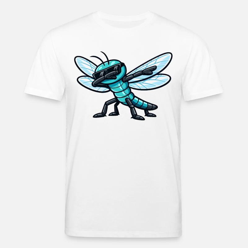 Dabbing Libelle - Stanley/Stella Unisex Bio-T-Shirt CREATOR - Weiß