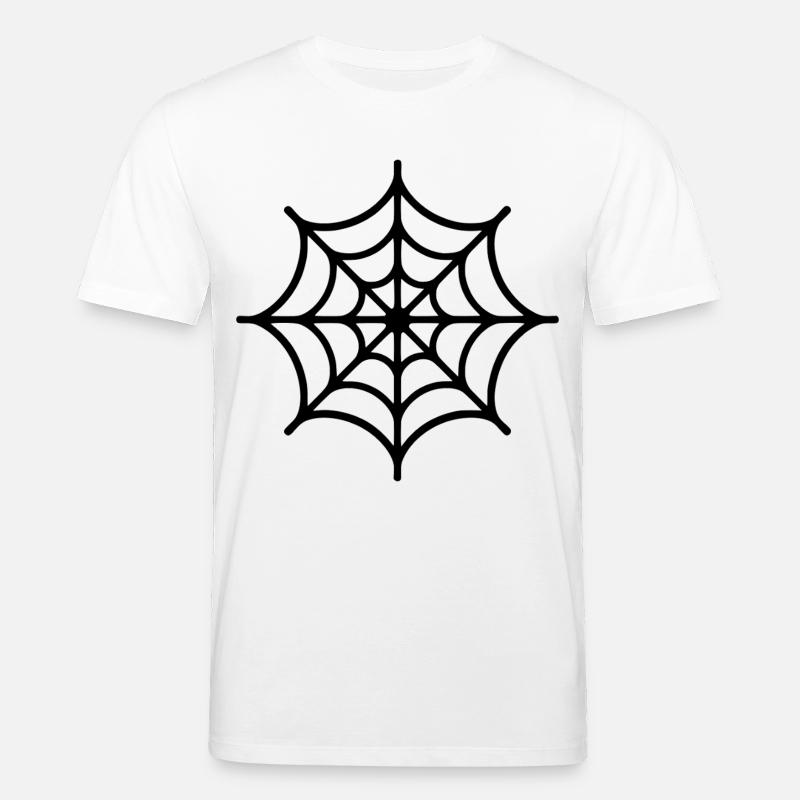 Spinnennetz Spinne - Stanley/Stella Unisex Bio-T-Shirt CREATOR - Weiß