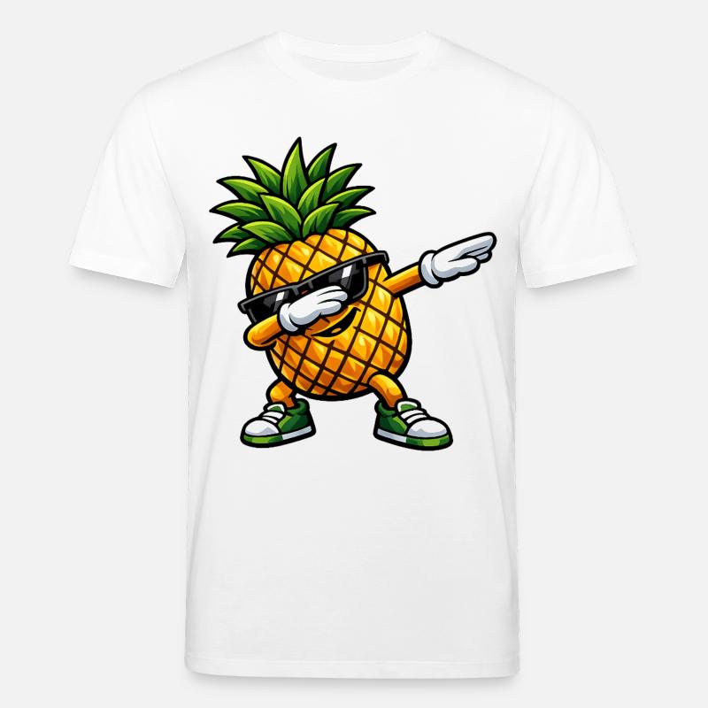 Dabbing Ananas - Stanley/Stella Unisex Bio-T-Shirt CREATOR - Weiß