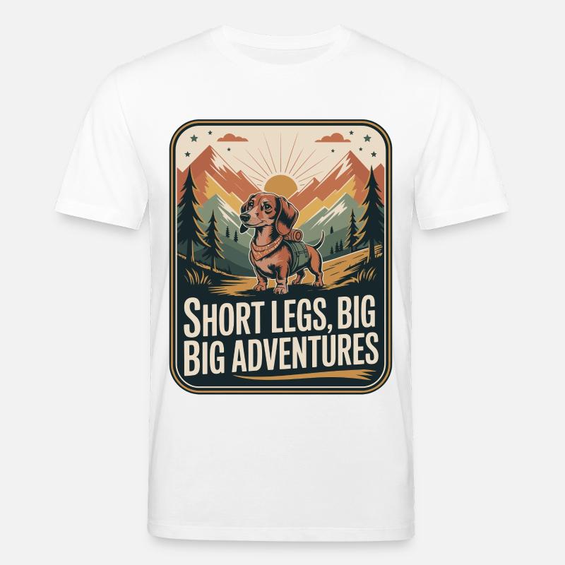 Wander Dackel - Stanley/Stella Unisex Bio-T-Shirt CREATOR  - Weiß