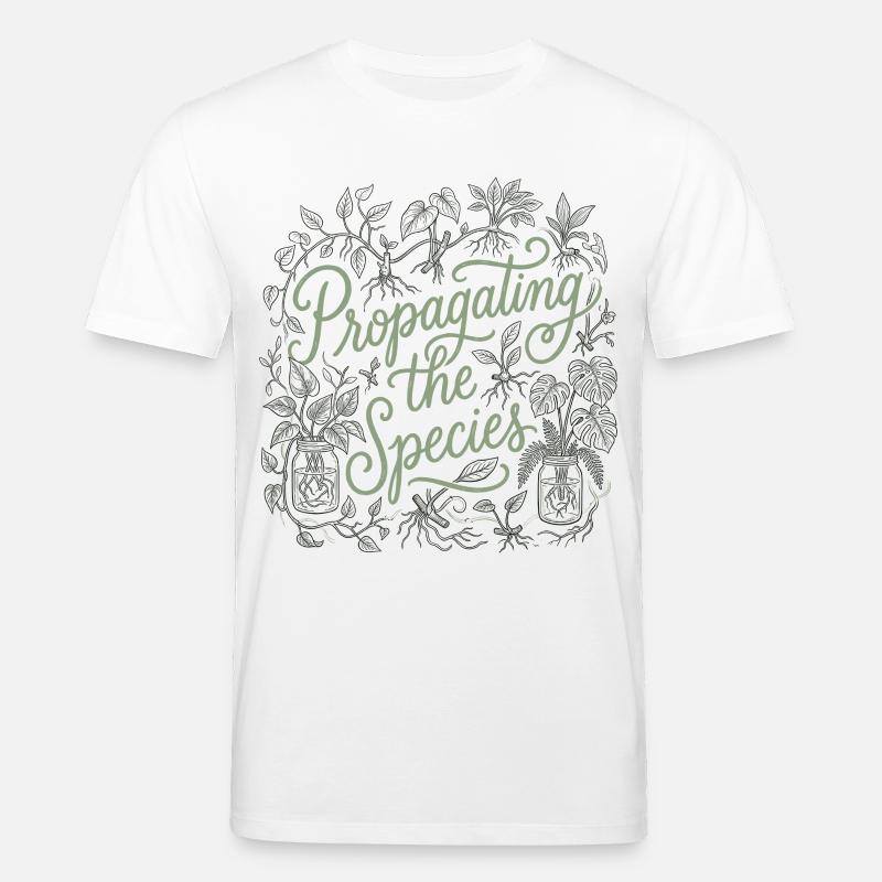 Propagation de l’espèce Maman de grossesse - T-shirt bio CREATOR Stanley/Stella Unisexe - blanc