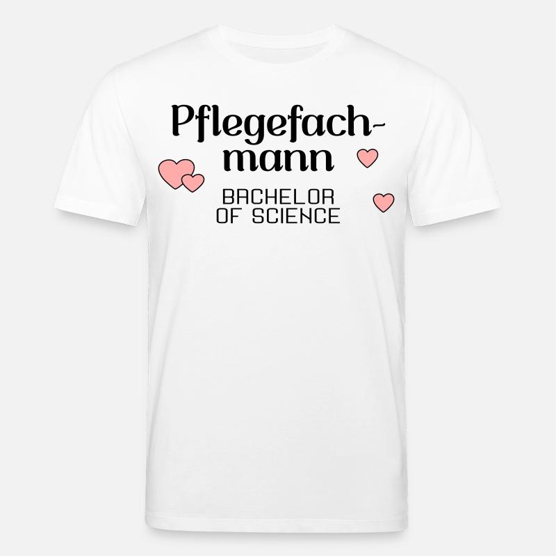 Pflegefachmann Studium Abschluss - Stanley/Stella Unisex Bio-T-Shirt CREATOR - Weiß