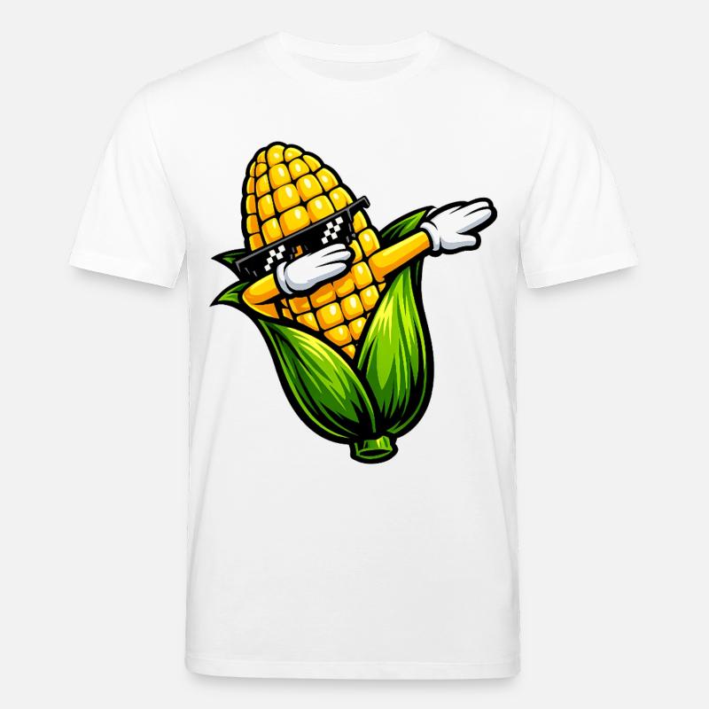 Tamponner le maïs sur l’épi - T-shirt bio CREATOR Stanley/Stella Unisexe - blanc
