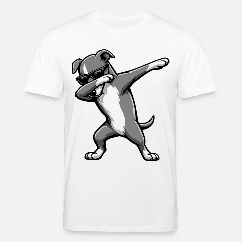 Dabbing Greyhound - Stanley/Stella Unisex Bio-T-Shirt CREATOR - Weiß