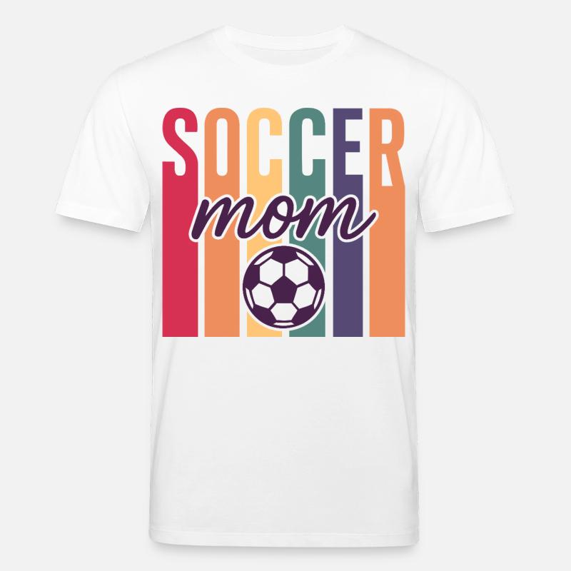 Fußball Mutter - Stanley/Stella Unisex Bio-T-Shirt CREATOR  - Weiß