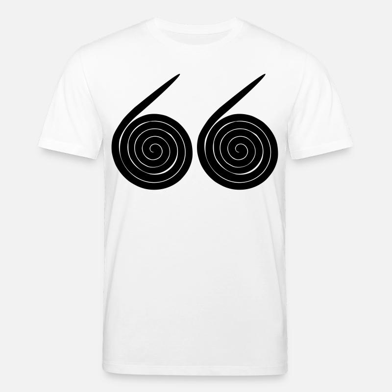 Escargots numéro 66 - T-shirt bio CREATOR Stanley/Stella Unisexe - blanc