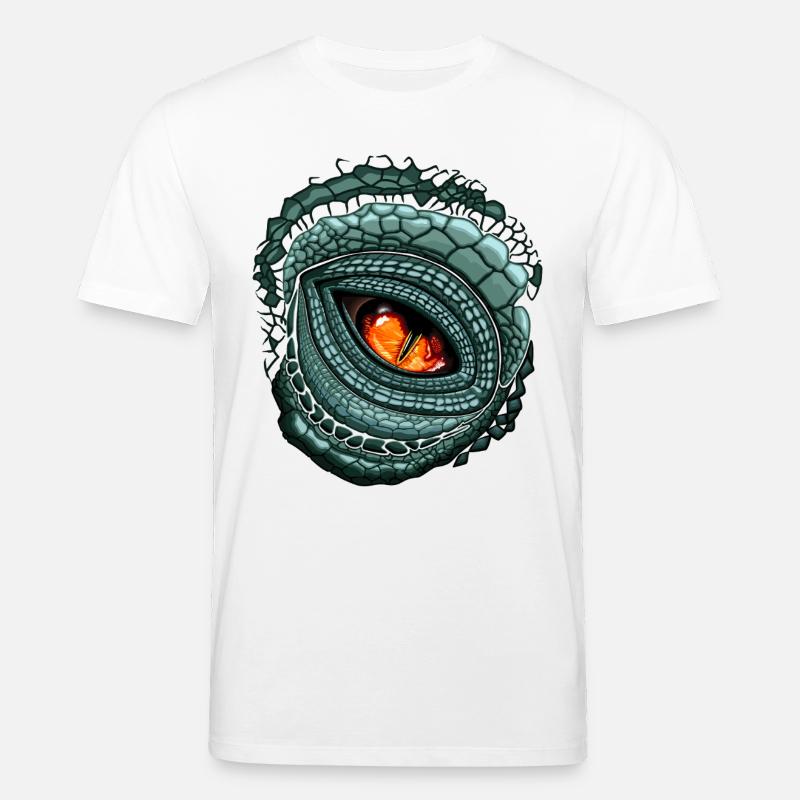 Prédateur Oculaire Primal - T-shirt bio CREATOR Stanley/Stella Unisexe - blanc