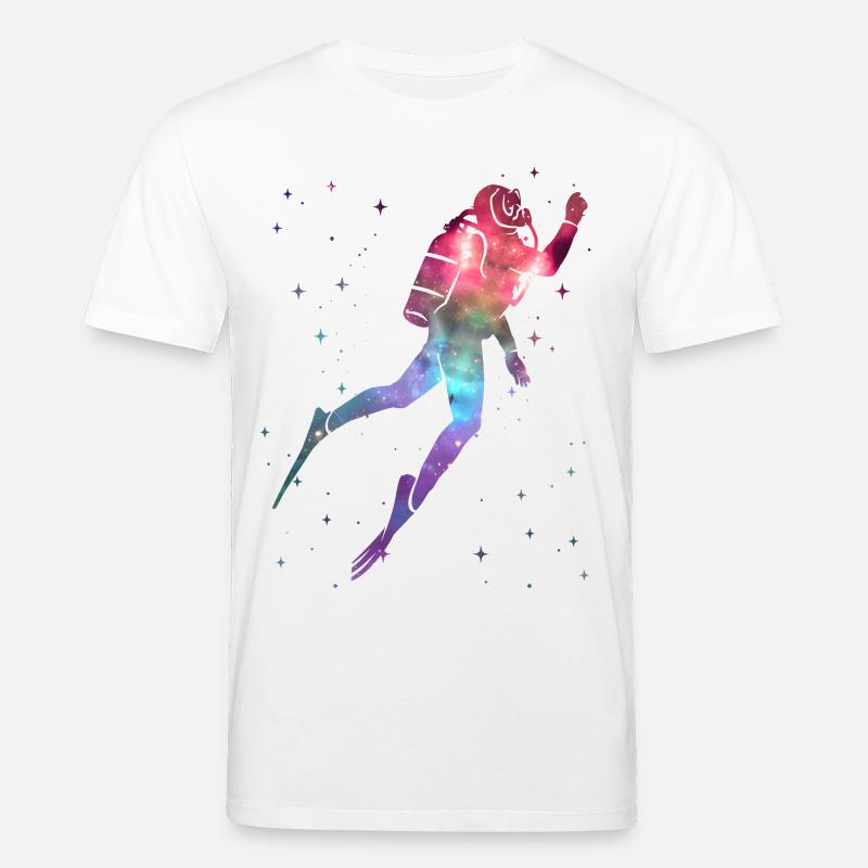 Plongée spatiale pour plongeurs Enfants - T-shirt bio CREATOR Stanley/Stella Unisexe - blanc