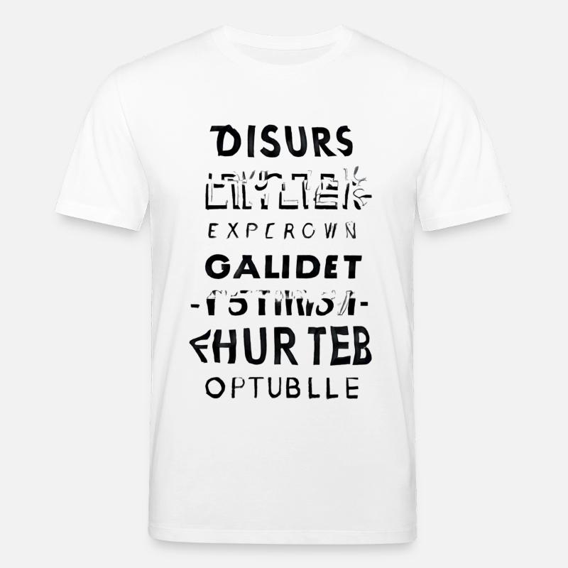 Glitchtext Kaskade - Stanley/Stella Unisex Bio-T-Shirt CREATOR - Weiß