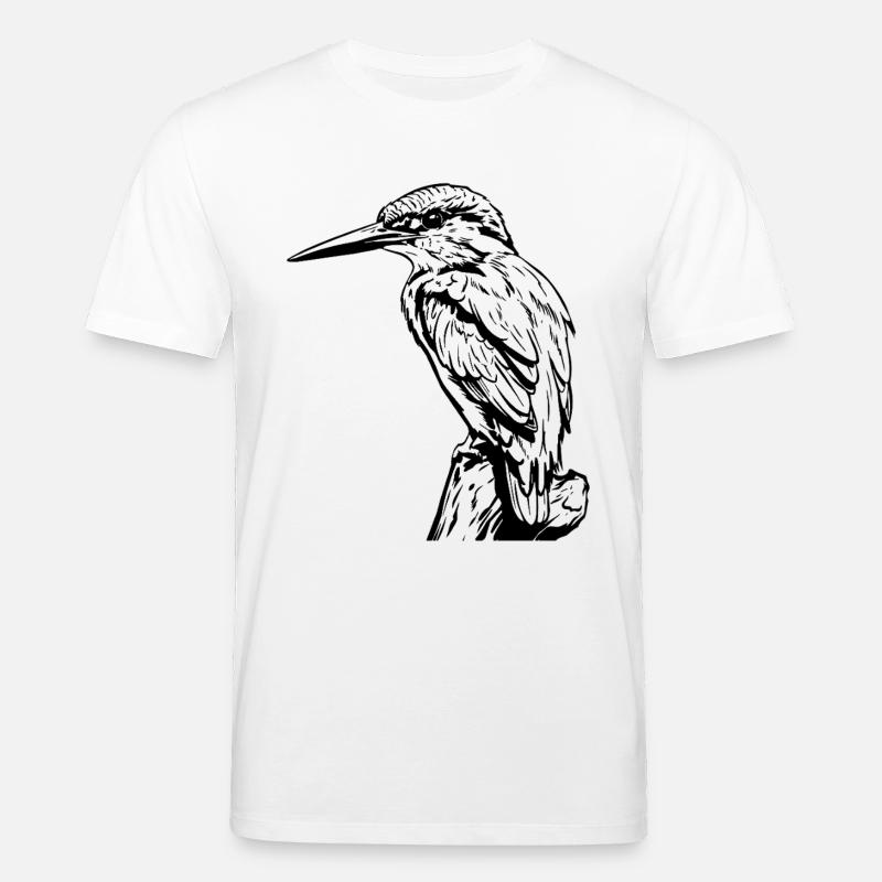 Specht / Eisvogel - Stanley/Stella Unisex Bio-T-Shirt CREATOR - Weiß